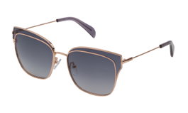 TOUS Gafas de Sol STO385-610300 con Montura Dorada y Cristal Gris Degradada
