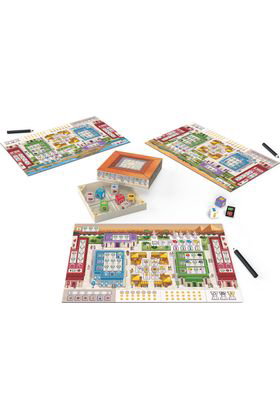 Asmodee 7 Wonders Dice Juego de Mesa con Dados de 3 a 7 Jugadores