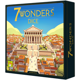 Repos Production 7 Wonders Dice RP7DI0101ES - Juego de Mesa Estratégico Roll & Write con Dados, de 3 a 7 Jugadores, 30 Min, Edad 10+, Español