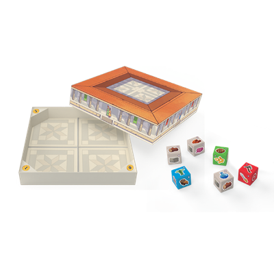 Repos Production 7 Wonders Dice - Juego de mesa estratégico roll & write para 3 a 7 jugadores, +10 años, 30 min, en español - RP7DI0101ES