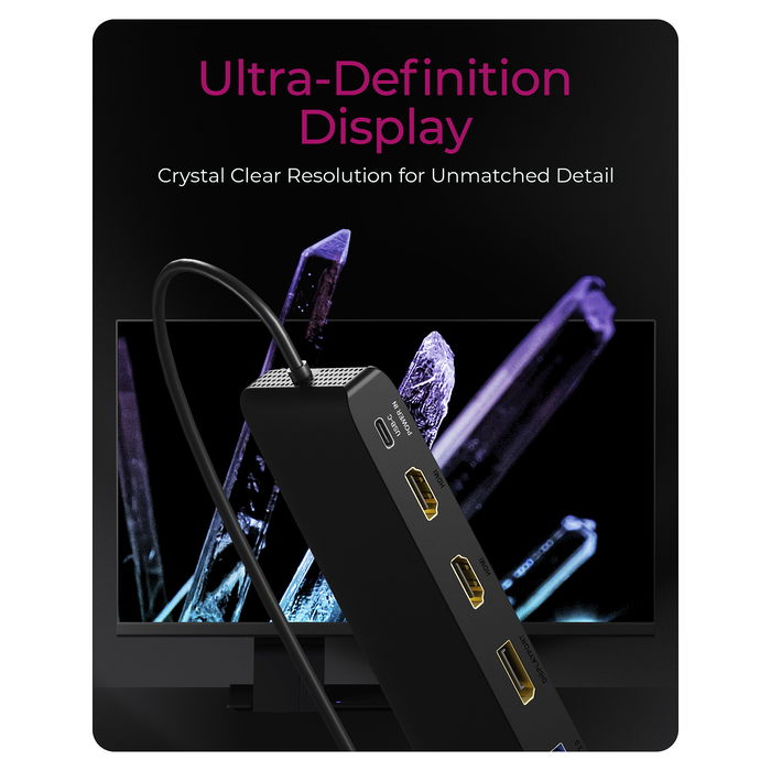 ICY BOX IB-DK2116-C USB-C 11-in-1 PD 100W DockingStation