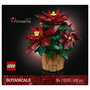 LEGO 10370 Icons Botanicals Flor de Pascua Weihnachtsstern, Juego de Construcción de 608 Piezas para Adultos, Coleccionable, Multicolor