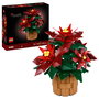 LEGO 10370 Icons Botanicals Flor de Pascua Weihnachtsstern, Juego de Construcción de 608 Piezas para Adultos, Coleccionable, Multicolor