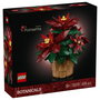 LEGO 10370 Icons Botanicals Flor de Pascua Weihnachtsstern, Juego de Construcción de 608 Piezas para Adultos, Coleccionable, Multicolor