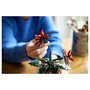 LEGO 10370 Icons Botanicals Flor de Pascua Weihnachtsstern, Juego de Construcción de 608 Piezas para Adultos, Coleccionable, Multicolor