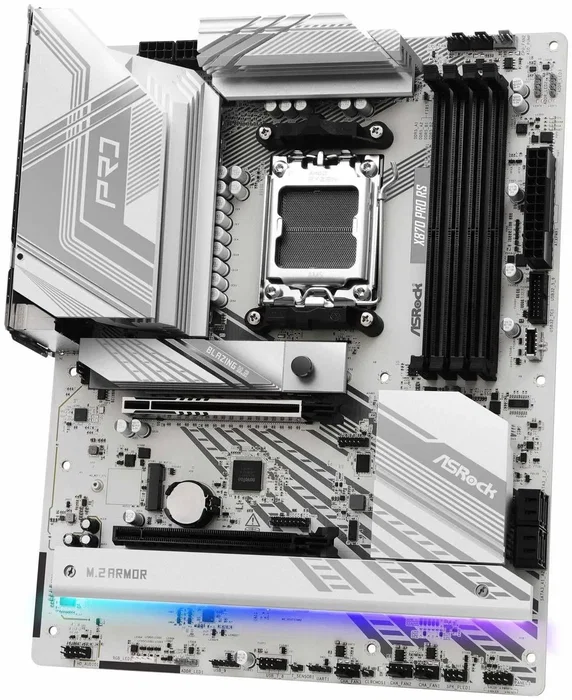 ASRock X870 PRO RS ATX Blanco para Socket AM5 ASRock X870 PRO RS ATX Blanco para Socket AM5