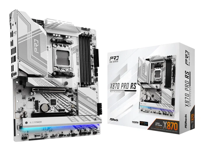 ASRock X870 PRO RS ATX Blanca