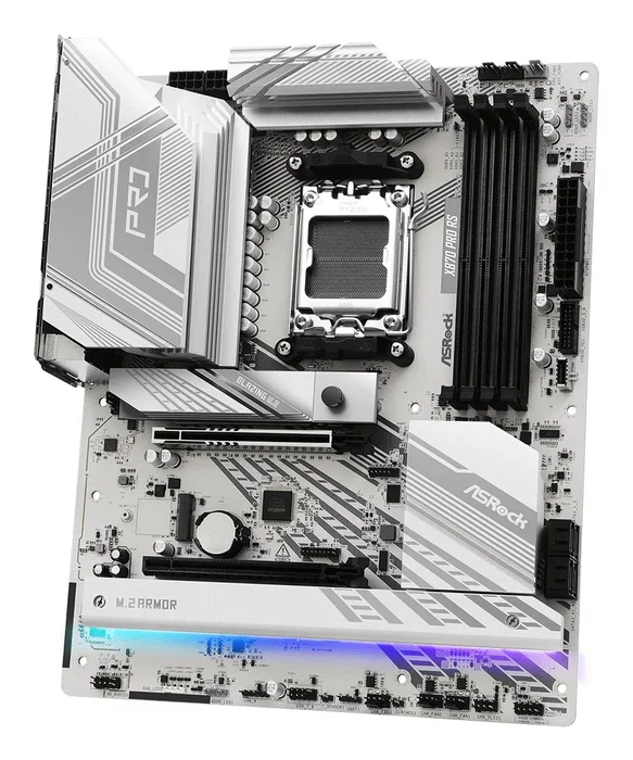 ASRock X870 PRO RS ATX Blanca