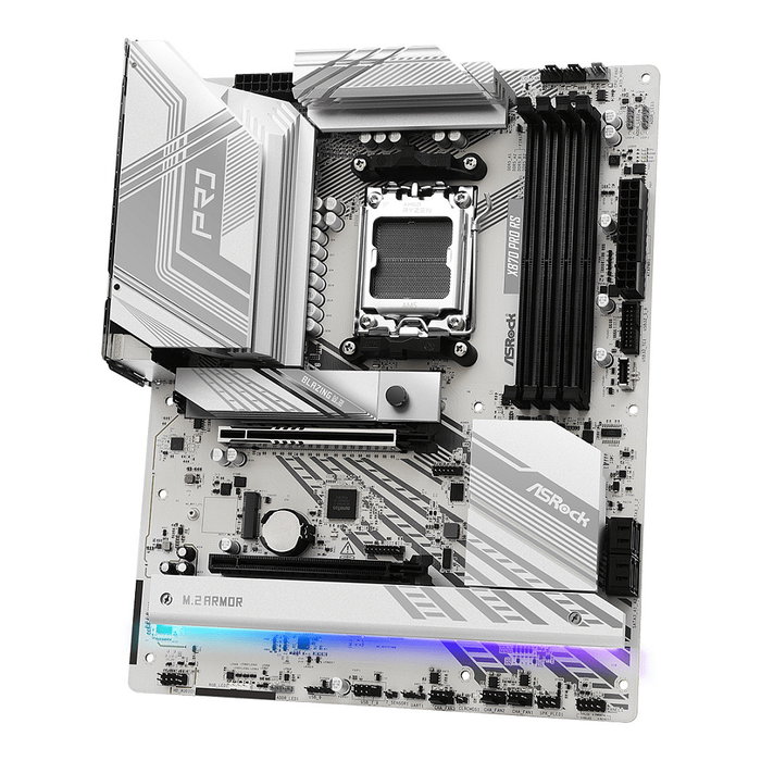 ASRock X870 PRO RS ATX Blanco para Socket AM5 ASRock X870 PRO RS ATX Blanco para Socket AM5