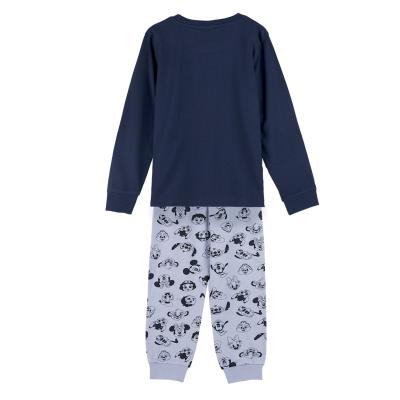 Pijama Largo Single Jersey Disney 100 Azul Oscuro 12 Años