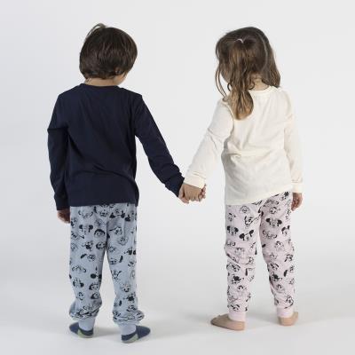 Pijama Largo Single Jersey Disney 100 Azul Oscuro 12 Años
