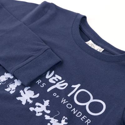 Pijama Largo Single Jersey Disney 100 Azul Oscuro 12 Años