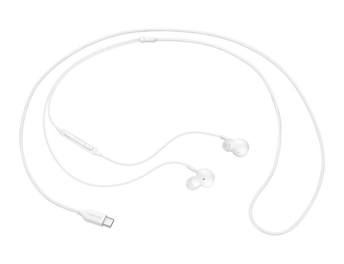 Samsung EO-IC100 Auriculares Alámbrico USB Tipo C para Llamadas y Música, Intraurales, Color Blanco