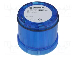 WERMA Señalizador Luminoso LED Azul 24VDC KombiSIGN 72