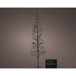 Lumineo Árbol microled solar de 120 cm con 192 LED blanco cálido