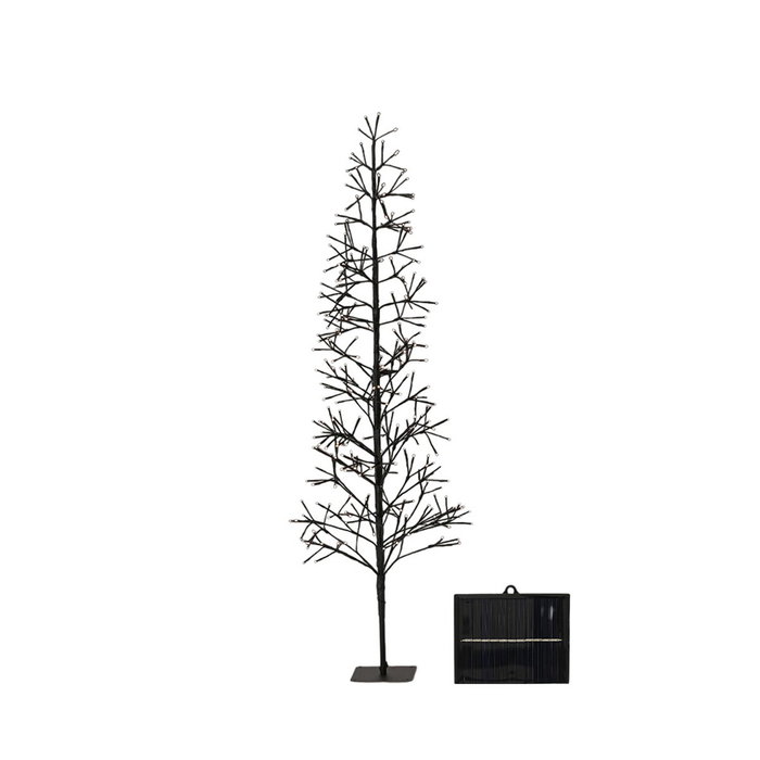 Lumineo Árbol microled solar de 120 cm con 192 LED blanco cálido