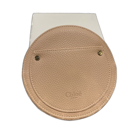 Chloe, Bolsa de tela, Trouse Pouche, Beige, Para mujeres