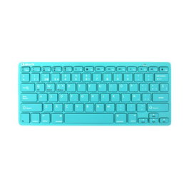 Teclado Silver Ht Qwerty Bluetooth Turquesa