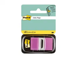 Post-it Banderitas separadoras 680-8 violeta dispensador de 50 unidades transparentes reutilizables 25,4 x 43,1 mm