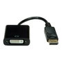 VALUE Adaptador DisplayPort a DVI-D Macho a Hembra 0.15 m 1920x1200 1080p 60 Hz Negro, Conversor de Vídeo Pasivo Plug and Play