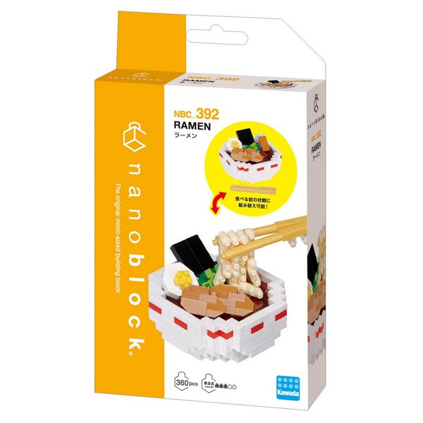 Bandai Nanoblock Ramen - Juego de construcción de microbloques