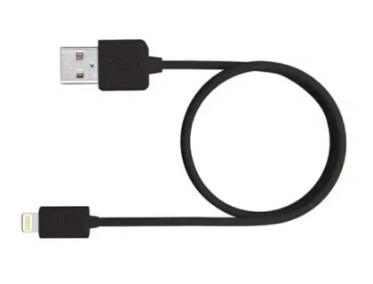 Mediarange Cable USB 2.0 a Lightning, 1 m, Negro, para Carga y Sincronización de iPhone, iPad, iPod Mediarange Cable USB 2.0 a Lightning, 1 m, Negro, para Carga y Sincronización de iPhone, iPad, iPod