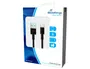 Mediarange Cable USB 2.0 a Lightning, 1 m, Negro, para Carga y Sincronización de iPhone, iPad, iPod
