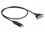 DeLOCK Adaptador USB 2.0 a RS-232 con conector compacto 50 cm FTDI 66453
