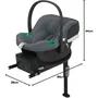 Cbx By Cybex CYB4063846220366 Silla de Coche Aton B2 I Grupo 0+ Base One Incluida - Gris Acero
