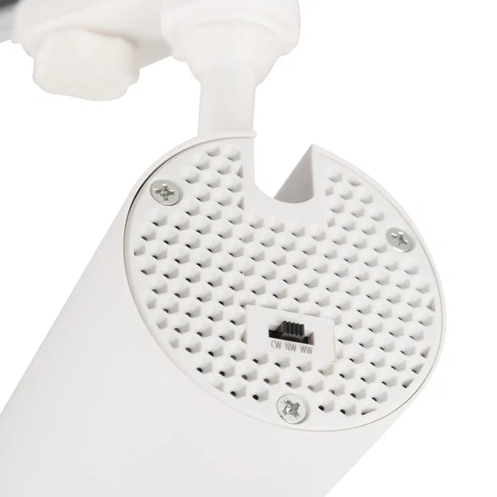 Foco Carril Trifásico 30W COB Regulable Flicker Free Blanco CCT 3000-6000ºK [1916-TL-30W-T-CCT]