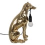Ixia Lámpara de Mesa Galgo Oro Resina