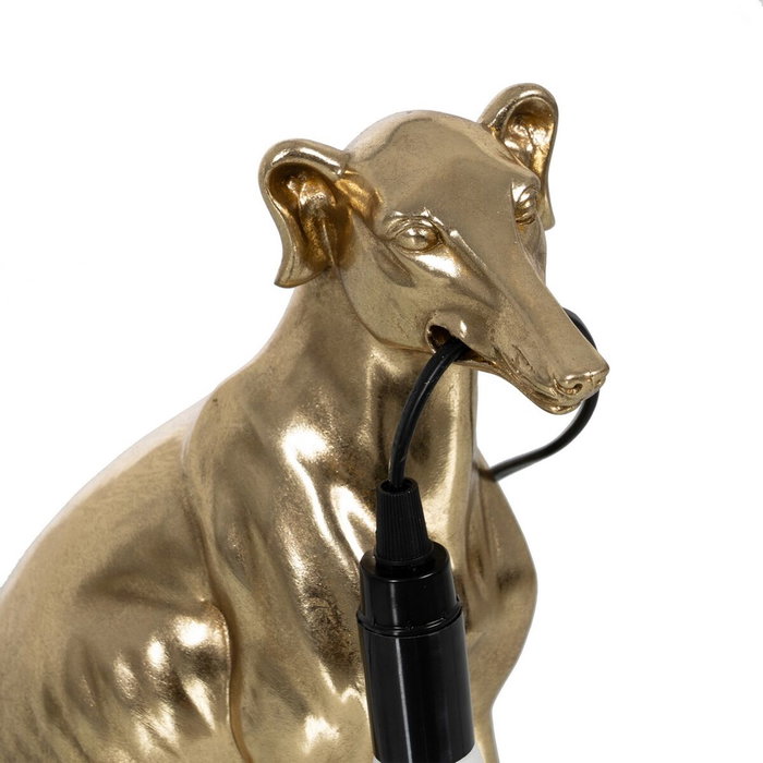 Ixia Lámpara de Mesa Galgo Oro Resina Ixia Lámpara de Mesa Galgo Oro Resina
