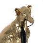 Ixia Lámpara de Mesa Galgo Oro Resina