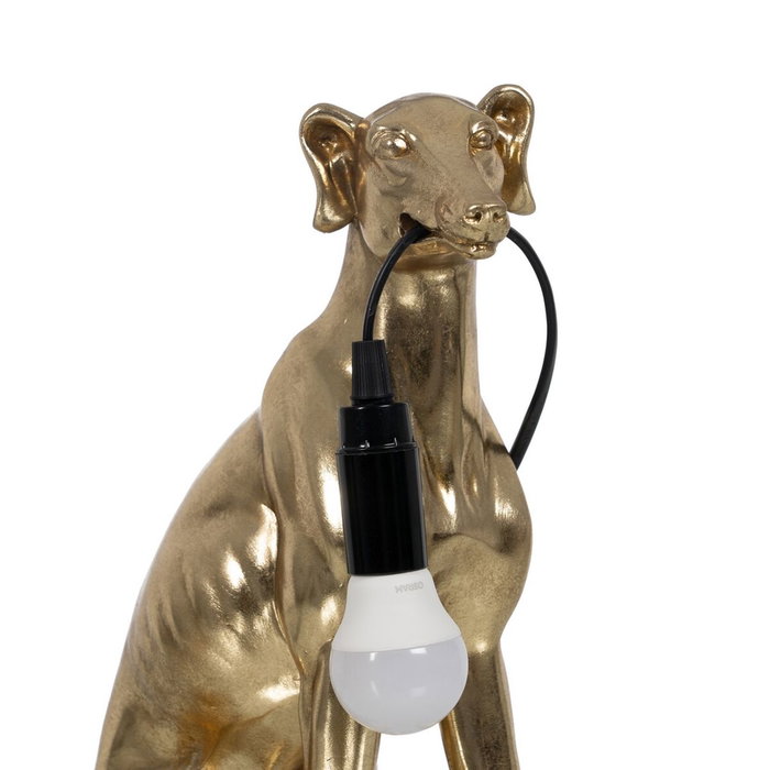 Ixia Lámpara de Mesa Galgo Oro Resina Ixia Lámpara de Mesa Galgo Oro Resina