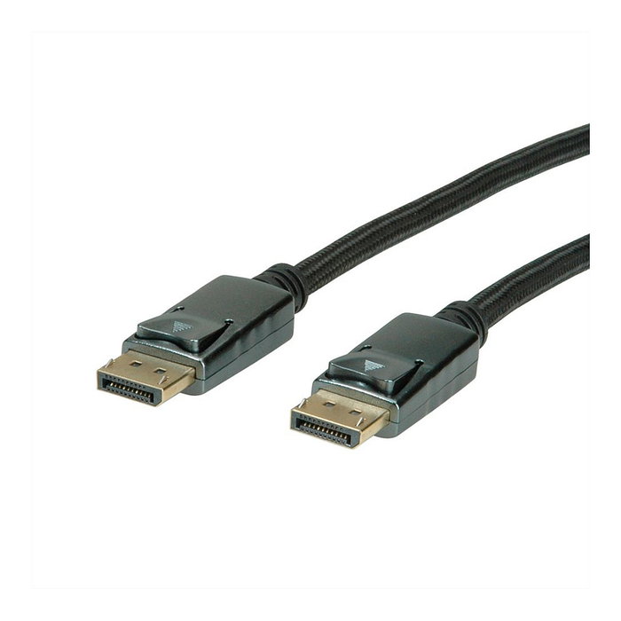 ROLINE Cable DisplayPort a DisplayPort v1.2 1 m Negro Metálico ROLINE Cable DisplayPort a DisplayPort v1.2 1 m Negro Metálico