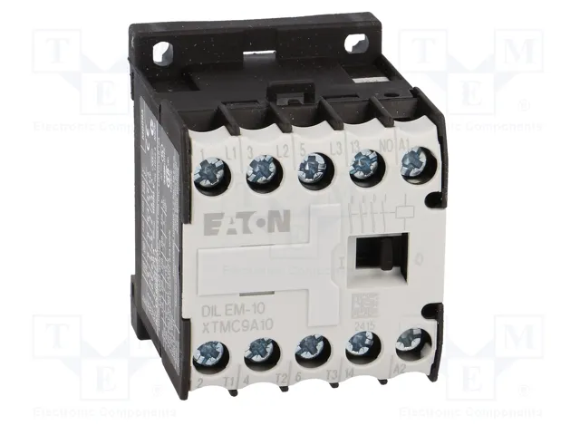 EATON ELECTRIC Contactor DILEM 3-polar 8,8A 24VAC