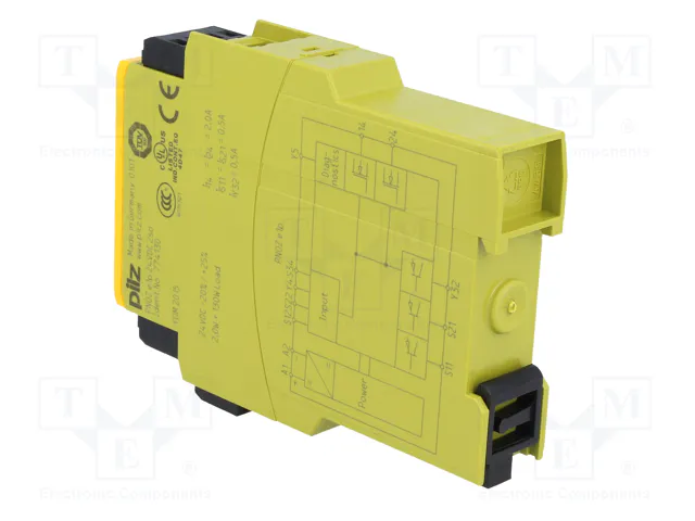 PILZ PNOZ e1p Módulo de automatización relé de seguridad 24VDC