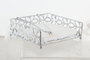 DKD Home Decor Servilletero Metal Margaritas Cromado