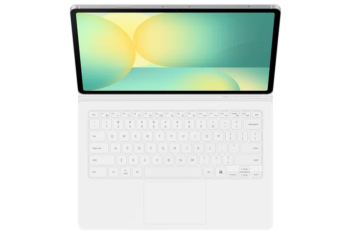Funda teclado blanca ia para tab s10fe+