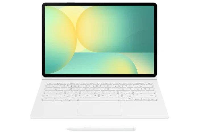 Funda teclado blanca ia para tab s10fe+
