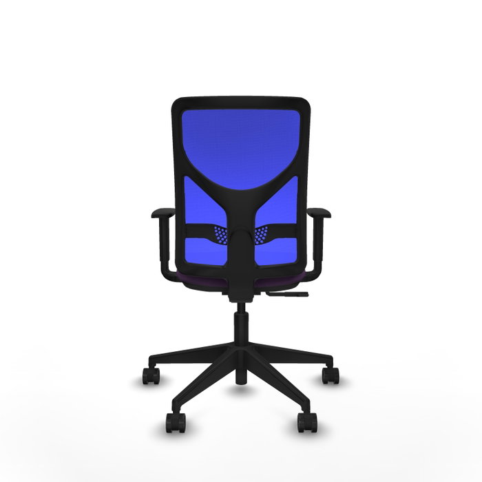 PIQUERAS Y CRESPO Silla de oficina Motilla con mecanismo Sincro, Morado y Azul PIQUERAS Y CRESPO Silla de oficina Motilla con mecanismo Sincro, Morado y Azul