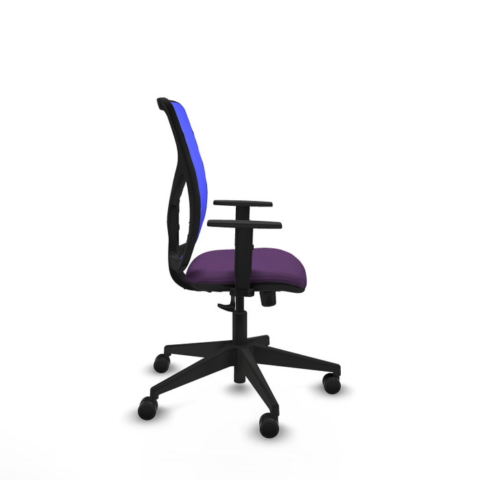 PIQUERAS Y CRESPO Silla de oficina Motilla con mecanismo Sincro, Morado y Azul PIQUERAS Y CRESPO Silla de oficina Motilla con mecanismo Sincro, Morado y Azul