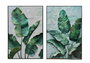 DKD Home Decor Cuadro de Palmera Surtido de 2 Piezas (80x3,5x120 cm)