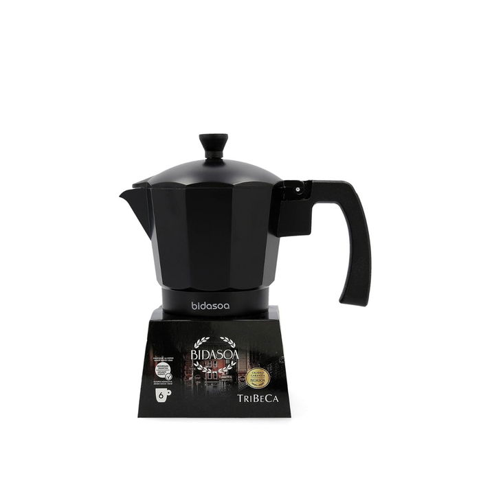 Cafetera Aluminio y Acero Tribeca Bidasoa 6 Tazas