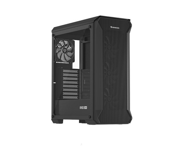Genesis Irid 505 V2 ARGB Caja Torre Media Negra con Ventana Sin Fuente 4 Ventiladores 120mm ARGB Genesis Irid 505 V2 ARGB Caja Torre Media Negra con Ventana Sin Fuente 4 Ventiladores 120mm ARGB