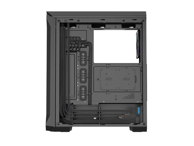 Genesis Irid 505 V2 ARGB Caja Torre Media Negra con Ventana Sin Fuente 4 Ventiladores 120mm ARGB Genesis Irid 505 V2 ARGB Caja Torre Media Negra con Ventana Sin Fuente 4 Ventiladores 120mm ARGB