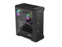 Genesis Irid 505 V2 ARGB Caja Torre Media Negra con Ventana Sin Fuente 4 Ventiladores 120mm ARGB