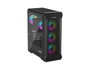 Genesis Irid 505 V2 ARGB Caja Torre Media Negra con Ventana Sin Fuente 4 Ventiladores 120mm ARGB