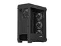 Genesis Irid 505 V2 ARGB Caja Torre Media Negra con Ventana Sin Fuente 4 Ventiladores 120mm ARGB