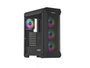 Genesis Irid 505 V2 ARGB Caja Torre Media Negra con Ventana Sin Fuente 4 Ventiladores 120mm ARGB